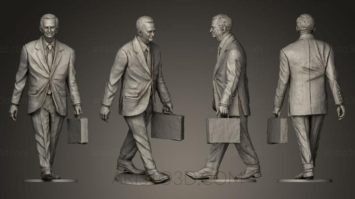 Statues of famous people (STKC_0210) 3D model for CNC machine